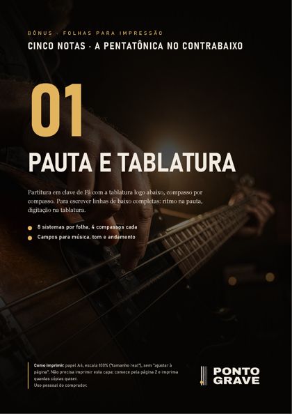 Bônus: Pauta e tablatura